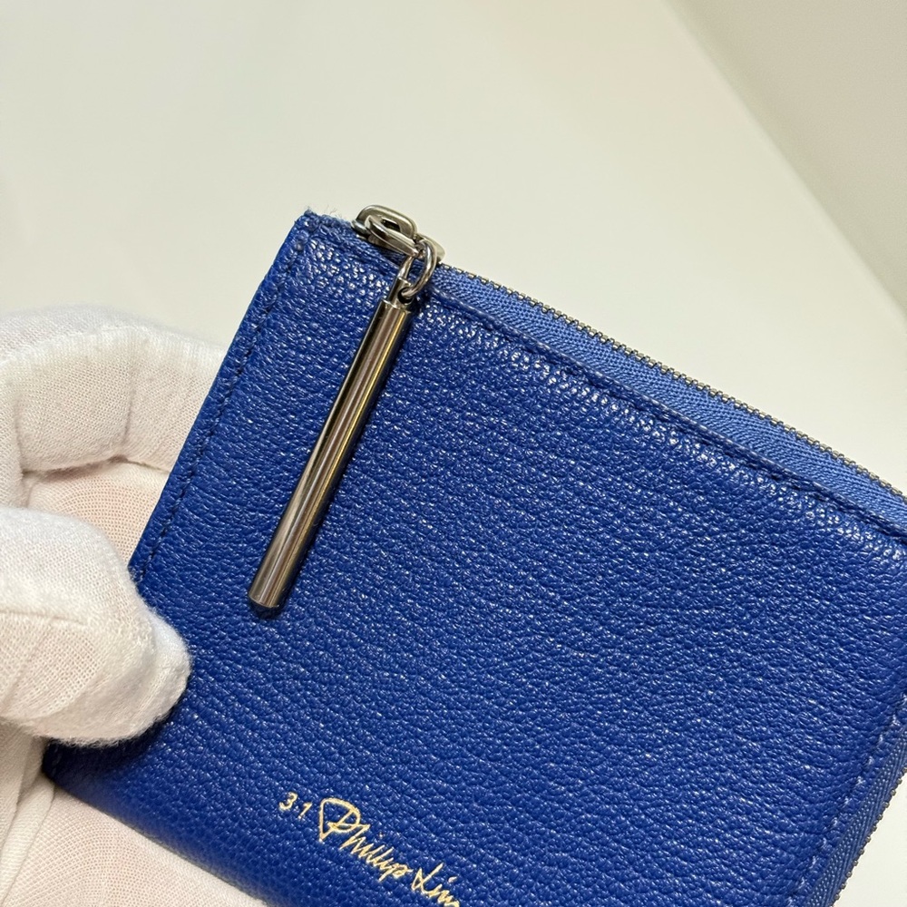 3.1 Phillip Lim Pebbled Leather Zip Wallet - Picture 5 of 17